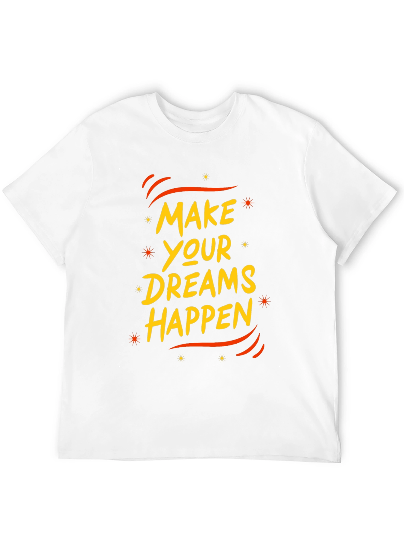Make Your Dreams Happen Black Graphic Tee