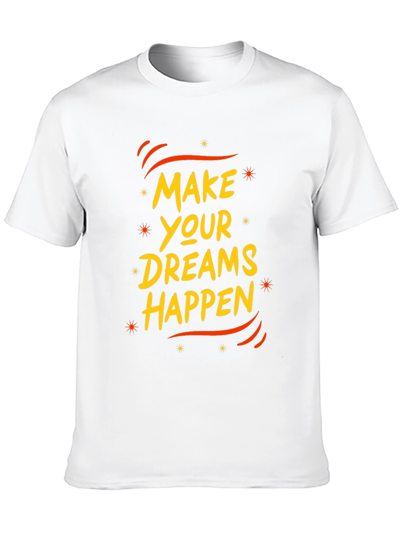 Make Your Dreams Happen Black Graphic Tee