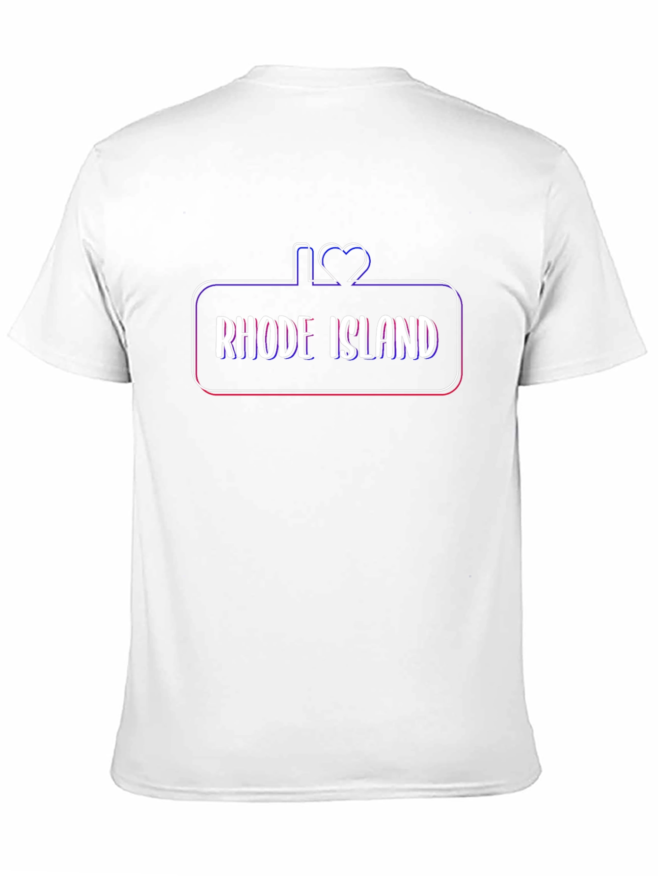 I Love Rhode Island Black T-Shirt