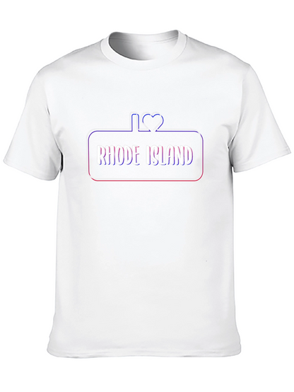 I Love Rhode Island Black T-Shirt