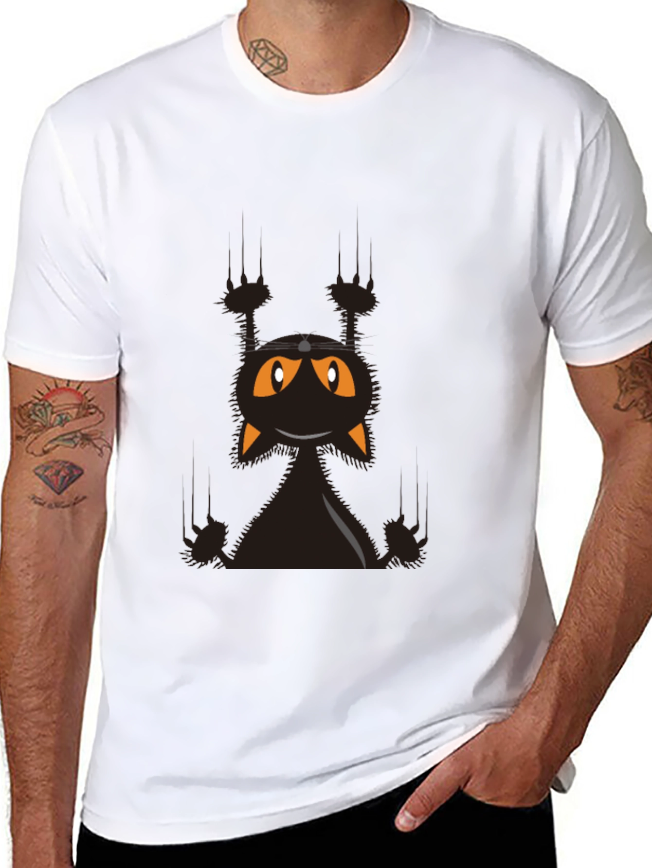 Halloween Black Cat T-Shirt