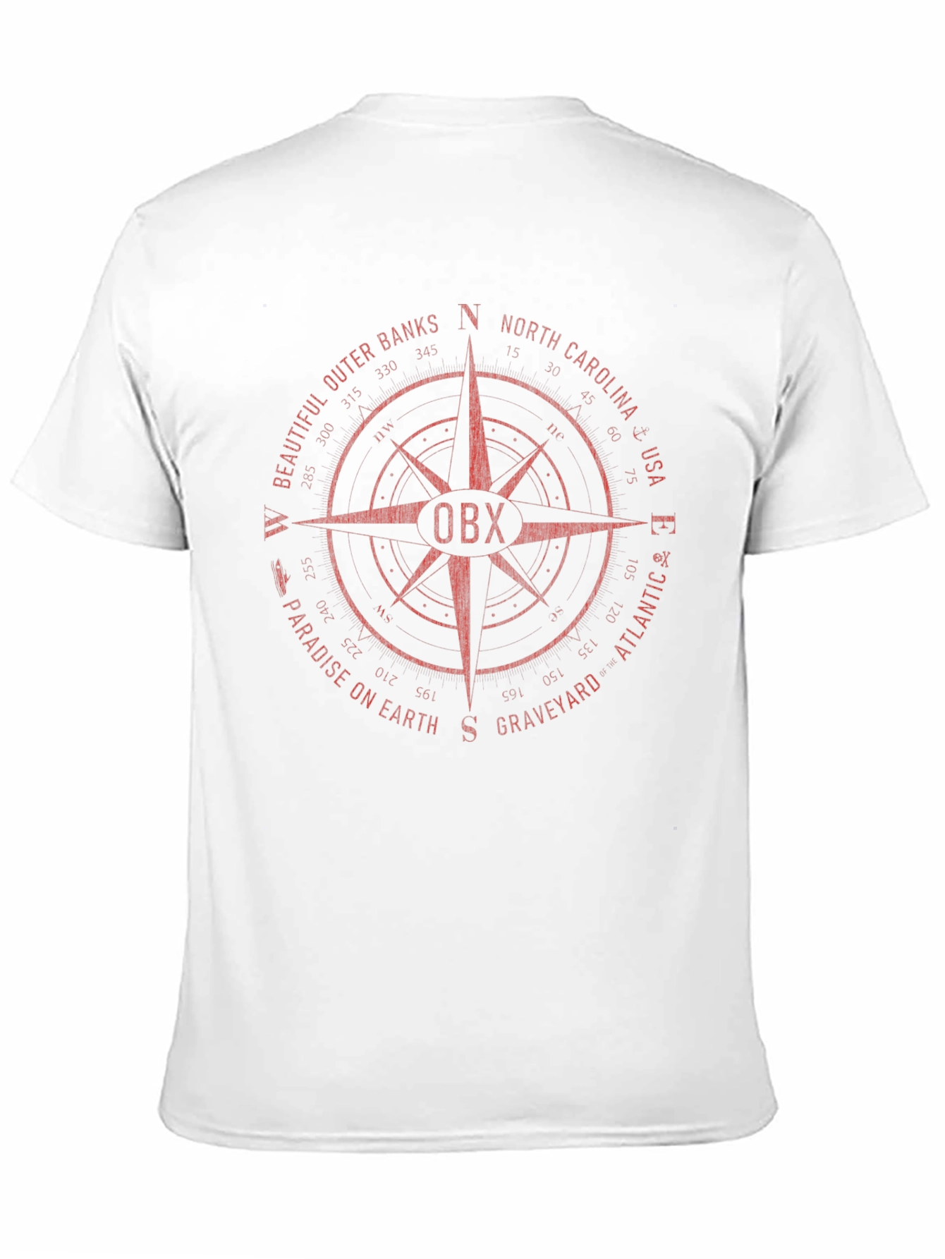 OBX Compass T-Shirt - Outer Banks North Carolina