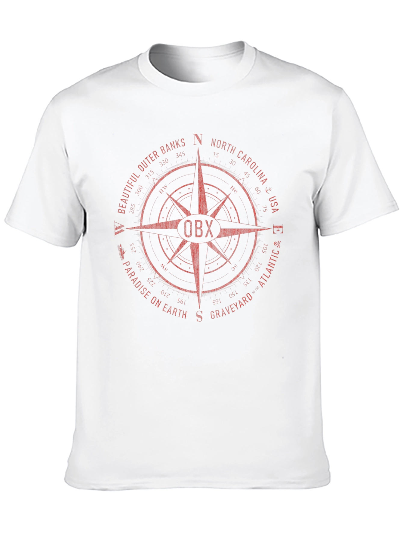 OBX Compass T-Shirt - Outer Banks North Carolina