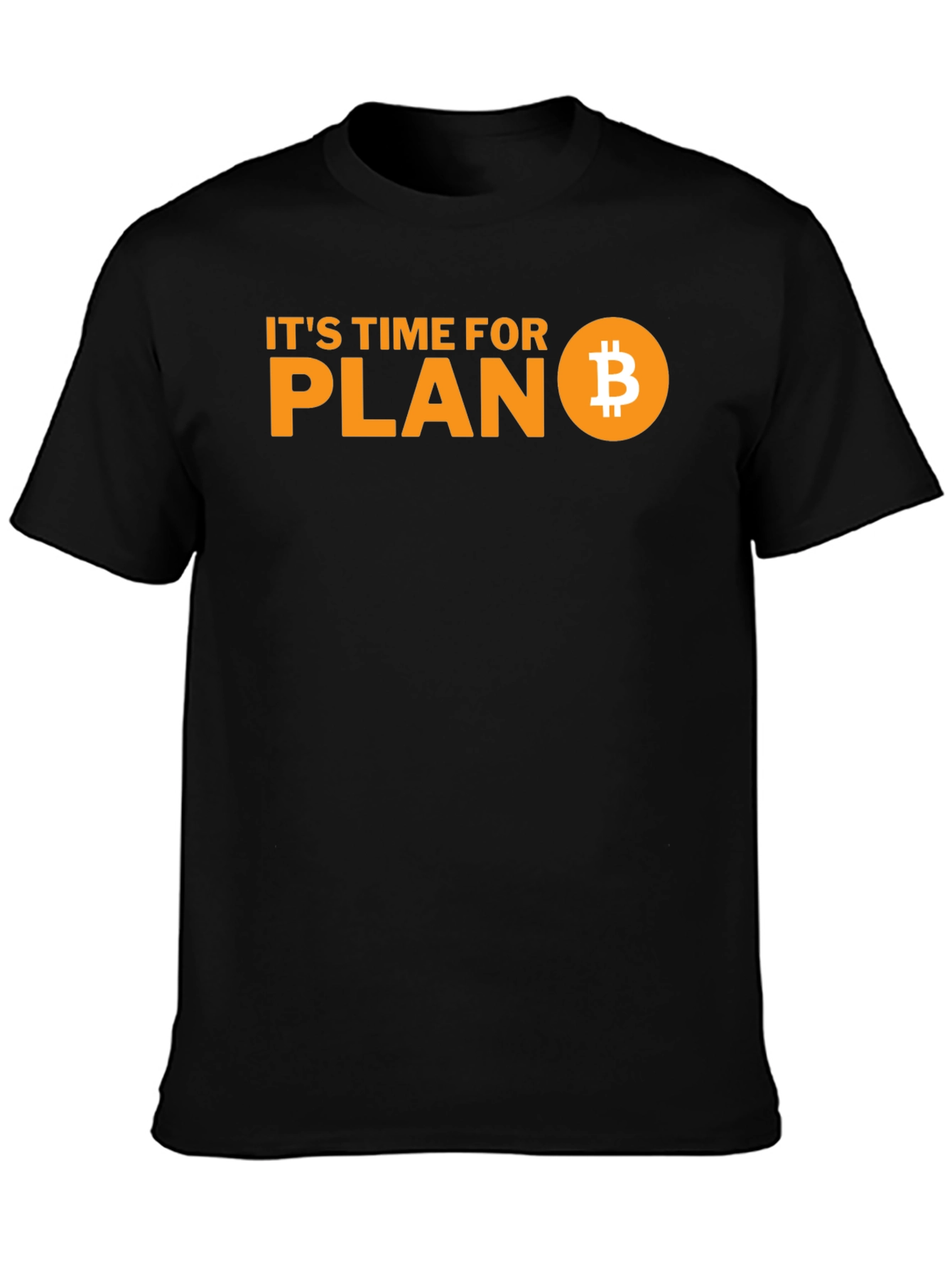 Bitcoin Plan B Black T-Shirt Crypto