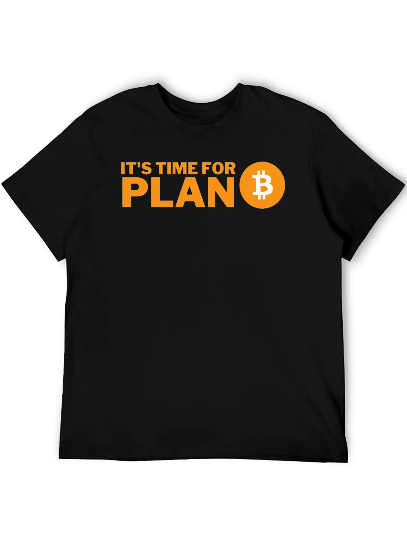 Bitcoin Plan B Black T-Shirt Crypto