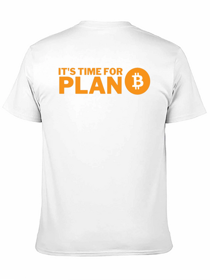 Bitcoin Plan B Black T-Shirt Crypto