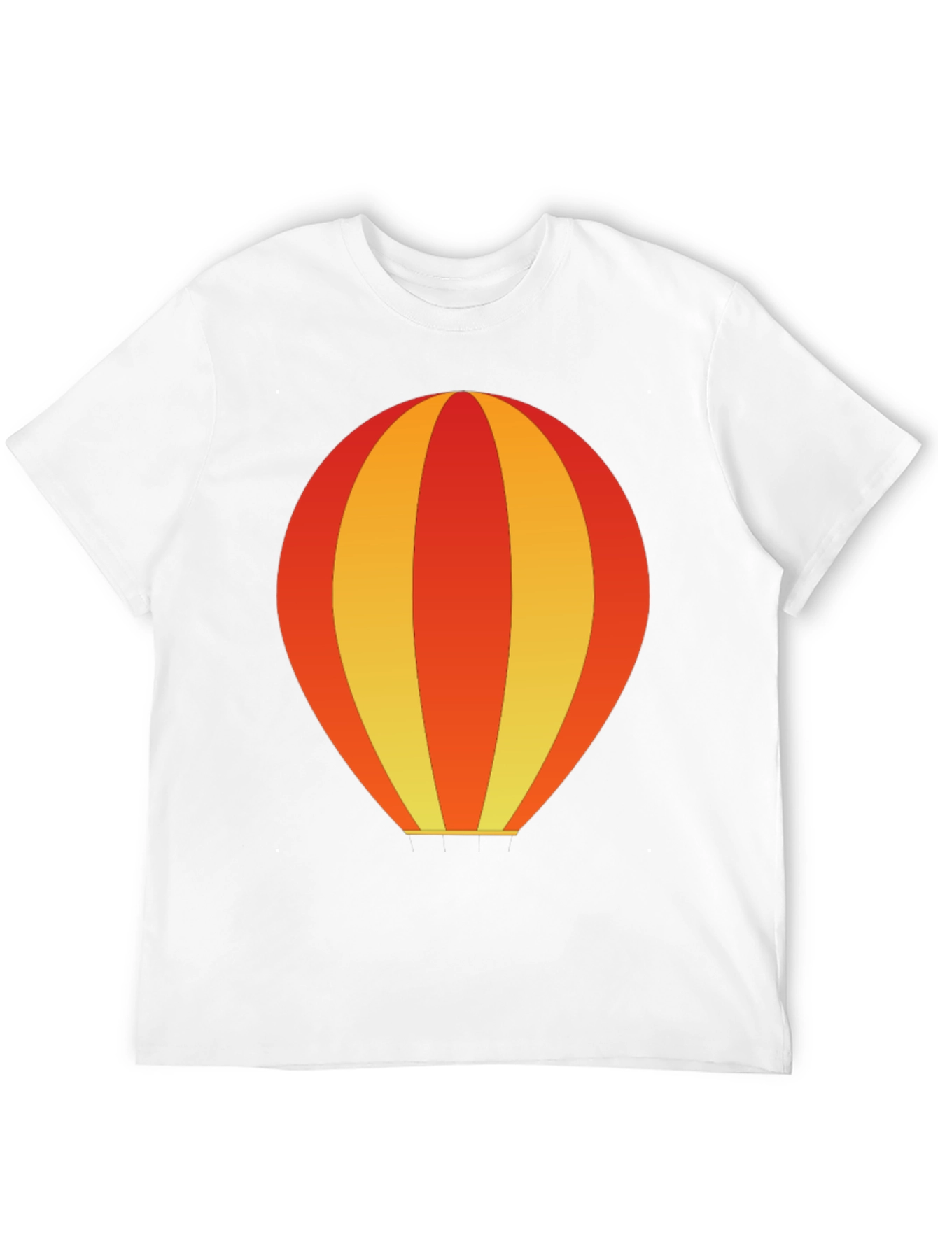 Balloon Graphic Tee - Black Cotton Casual Shirt