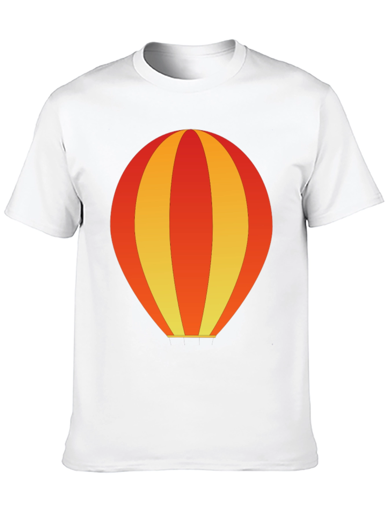 Balloon Graphic Tee - Black Cotton Casual Shirt