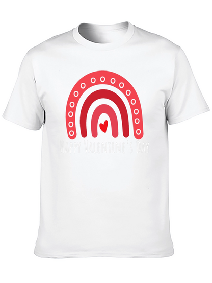 Happy Valentines Day Rainbow Graphic Tee