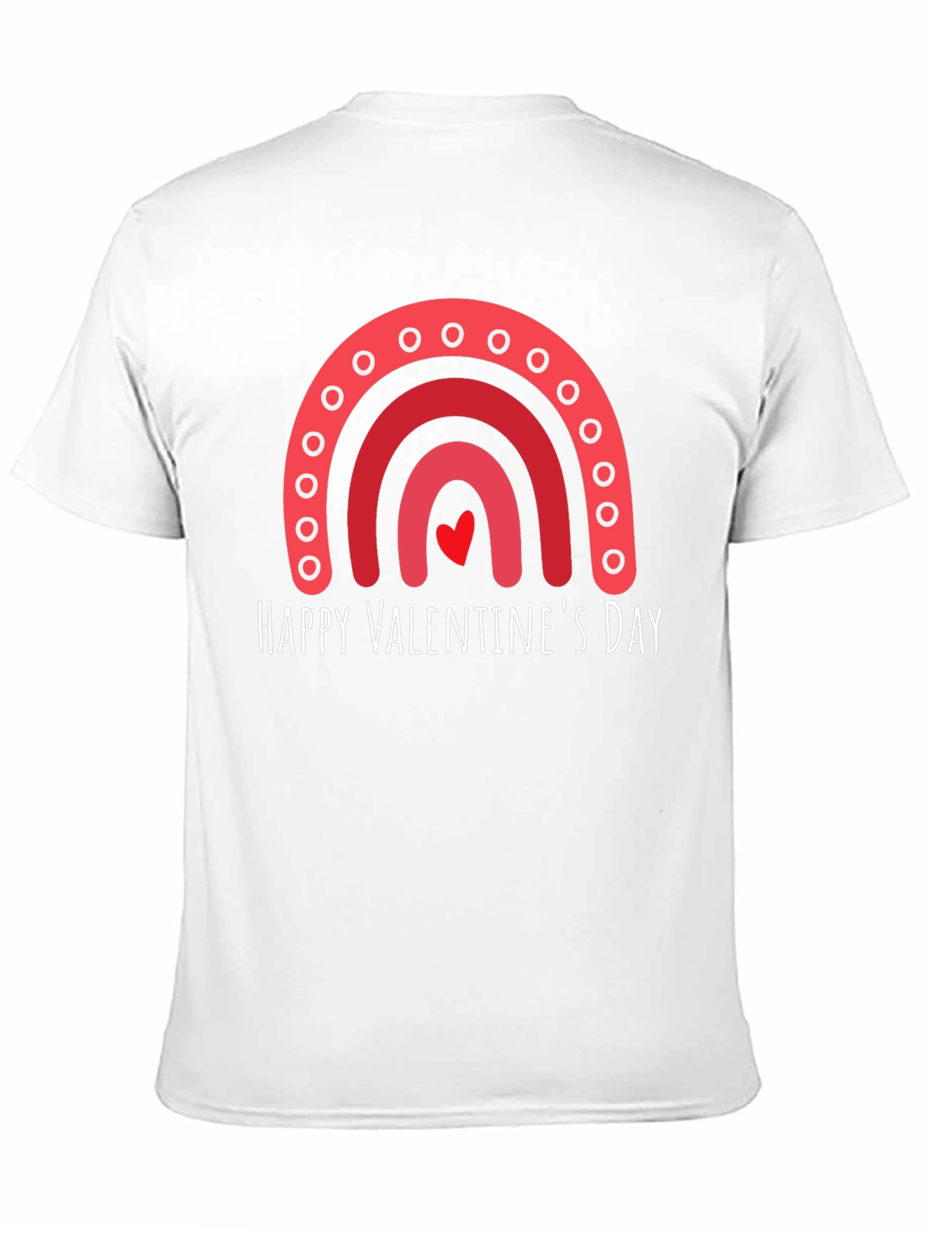 Happy Valentines Day Rainbow Graphic Tee