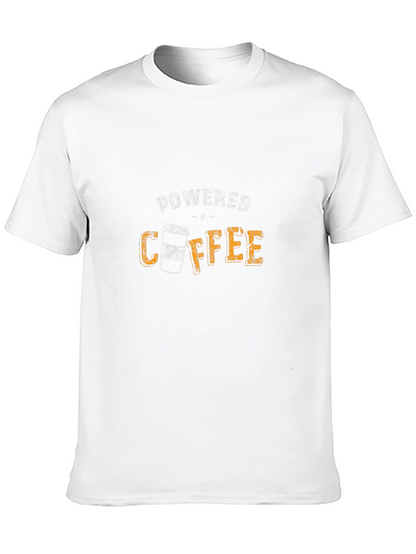 Coffee Powered Graphic Tee - Black