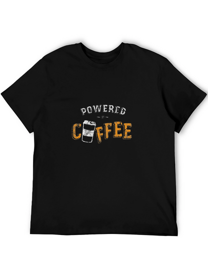 Coffee Powered Graphic Tee - Black