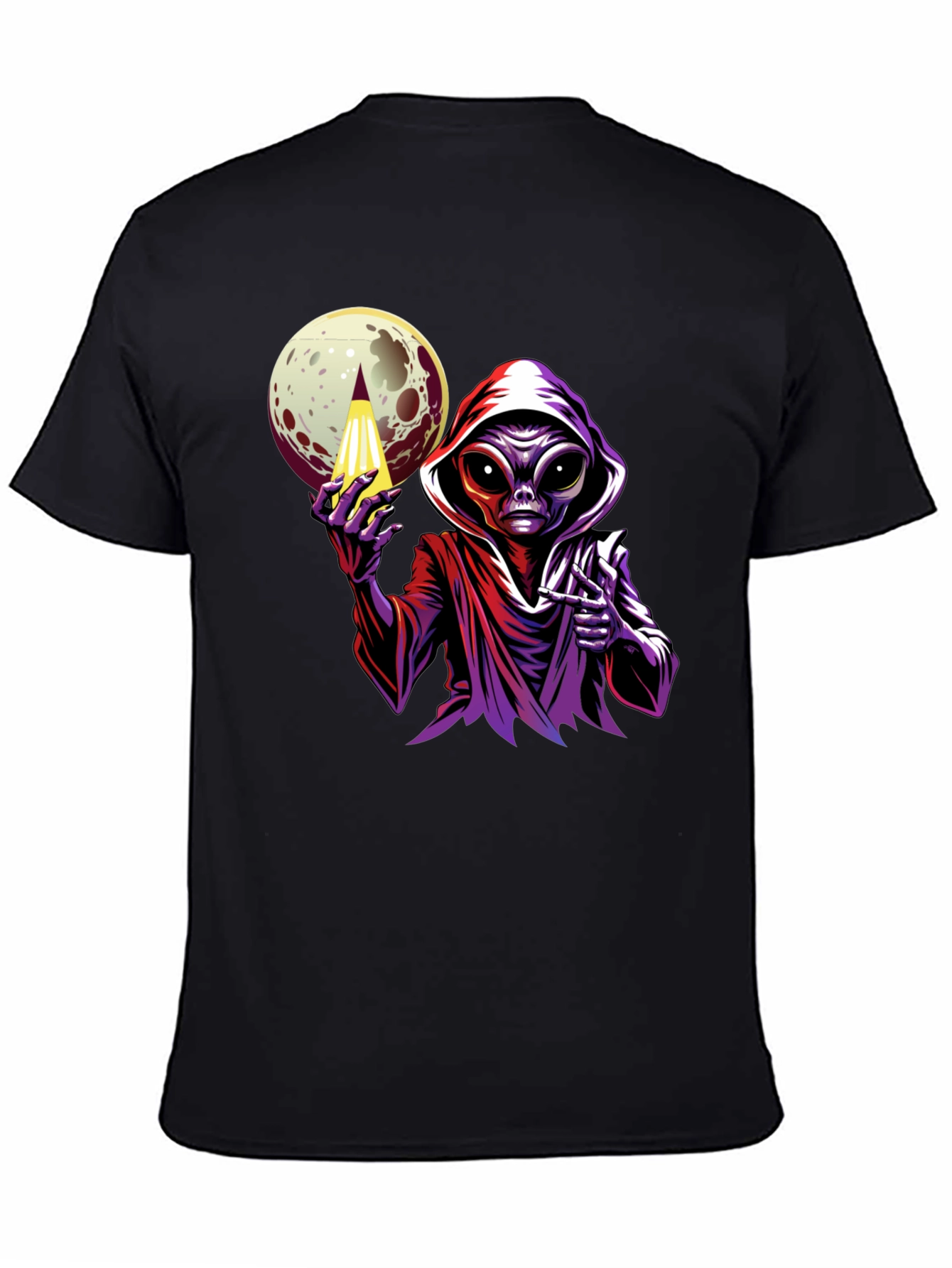 Alien Moon Graphic Tee - Sci-Fi Style