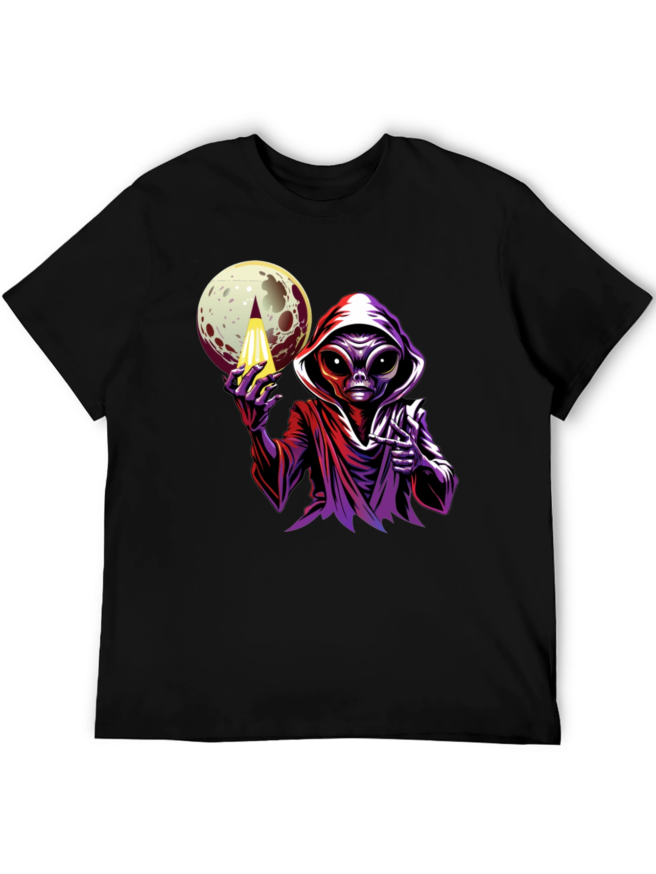 Alien Moon Graphic Tee - Sci-Fi Style