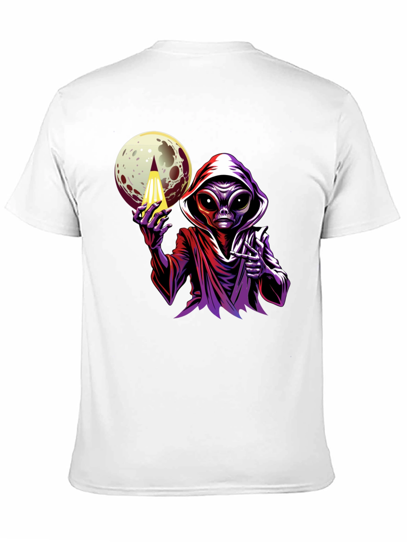 Alien Moon Graphic Tee - Sci-Fi Style