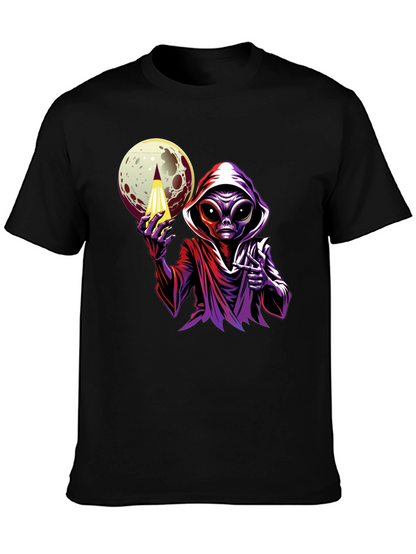 Alien Moon Graphic Tee - Sci-Fi Style