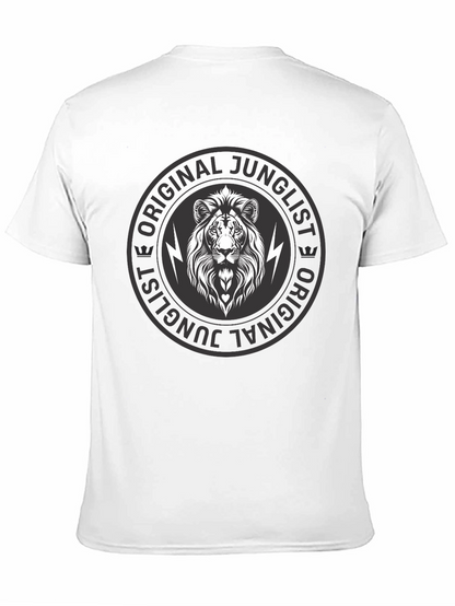 Original Junglist Lion Graphic Black T-Shirt