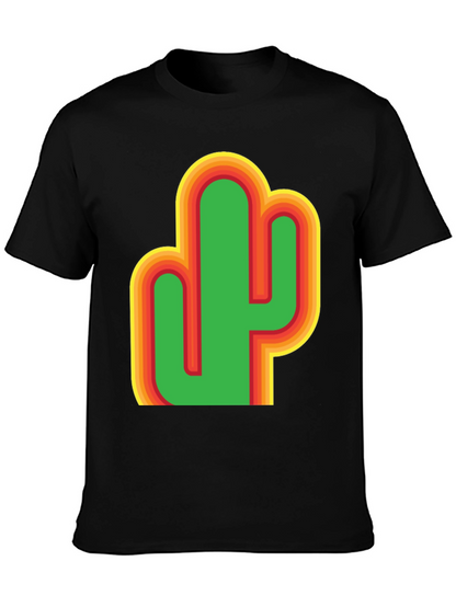 Retro Cactus Graphic T-Shirt