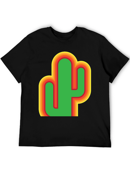 Retro Cactus Graphic T-Shirt