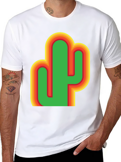 Retro Cactus Graphic T-Shirt