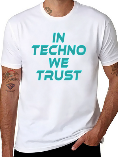 In Techno We Trust Graphic Tee