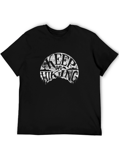 Keep on Hiking Graphic Tee - Black