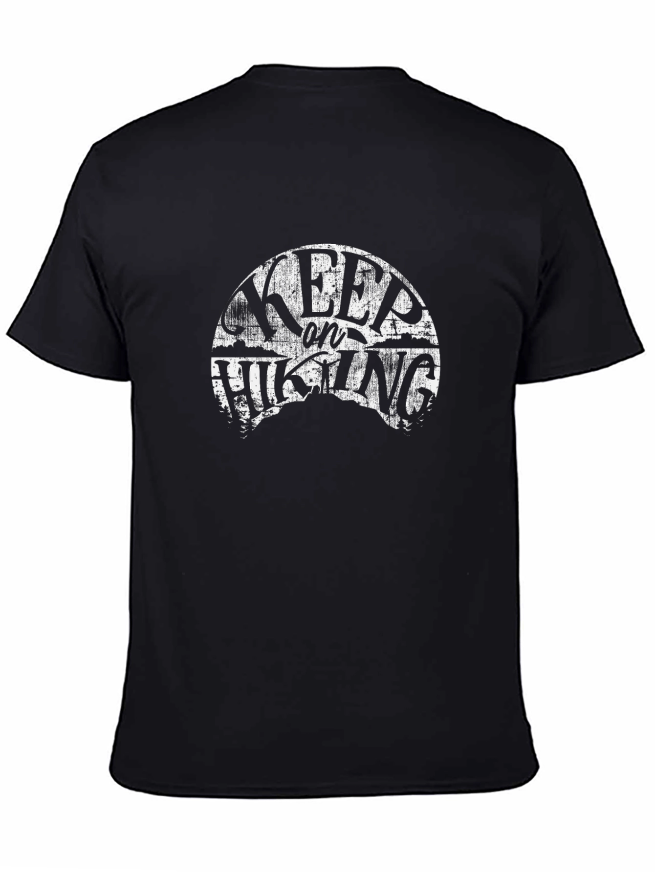 Keep on Hiking Graphic Tee - Black