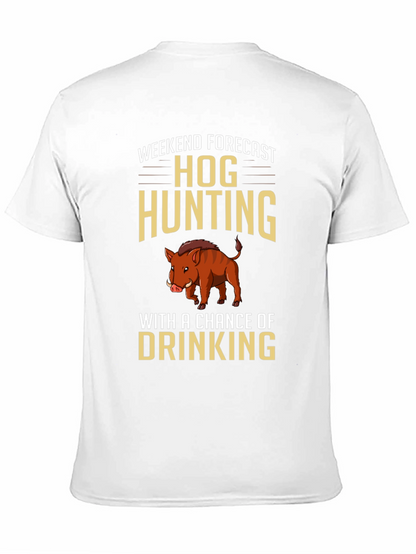Hog Hunting Forecast Graphic T-Shirt
