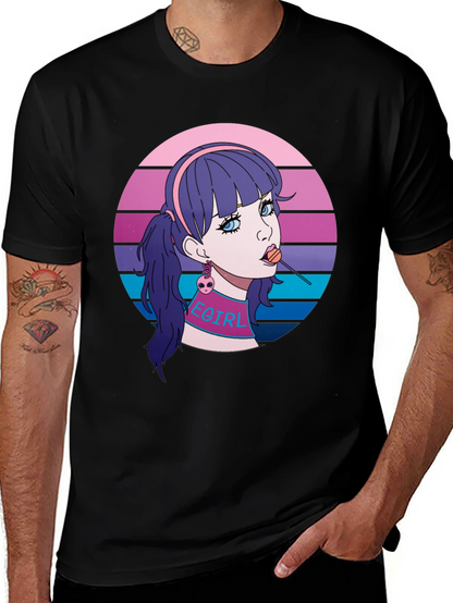 Egirl Aesthetic T-Shirt - Retro Vaporwave Tee