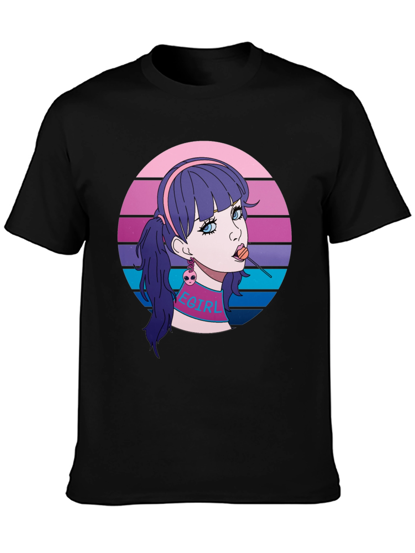 Egirl Aesthetic T-Shirt - Retro Vaporwave Tee