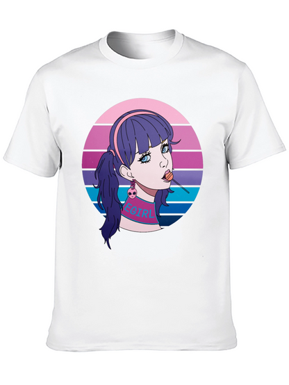 Egirl Aesthetic T-Shirt - Retro Vaporwave Tee