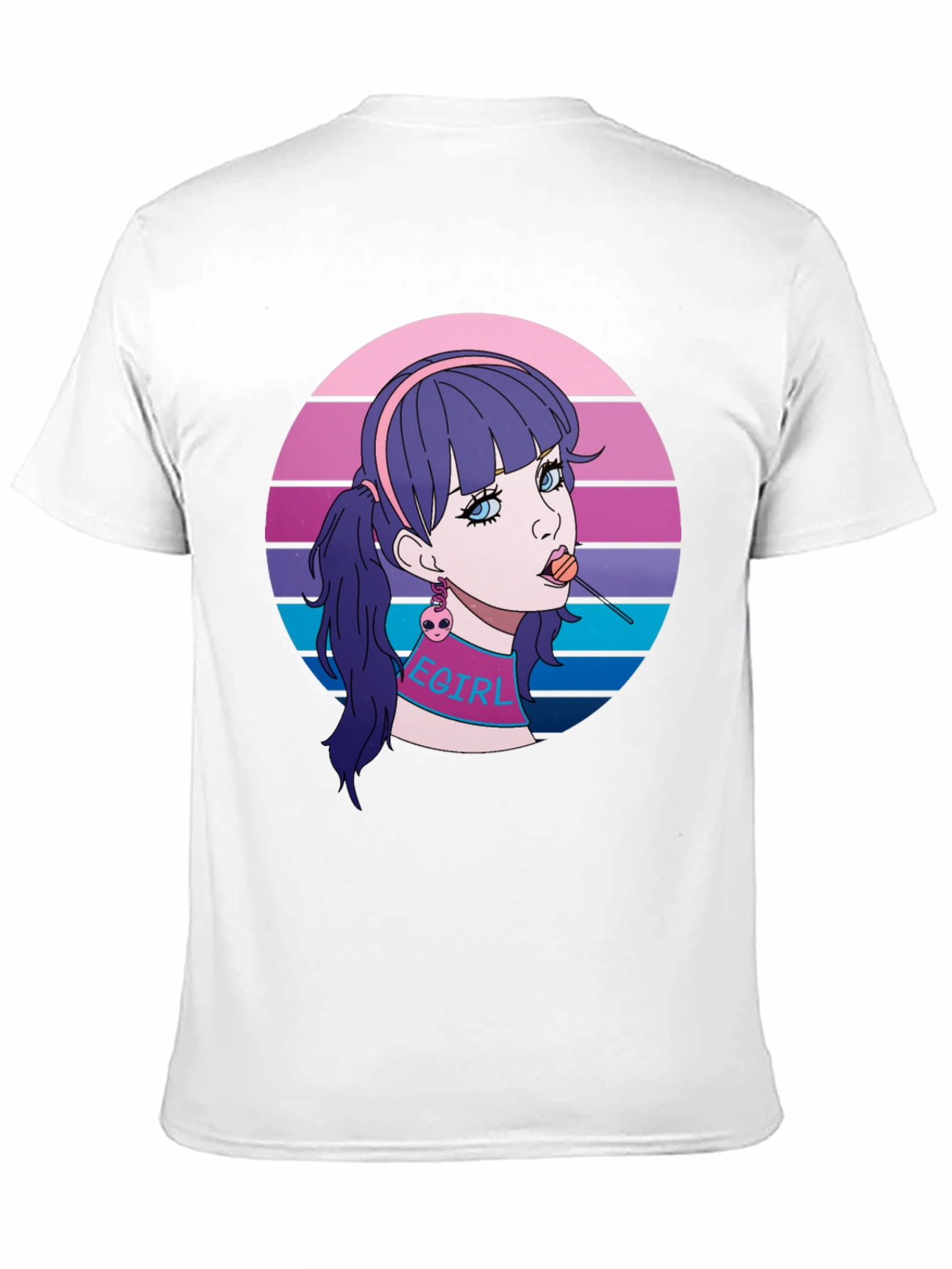 Egirl Aesthetic T-Shirt - Retro Vaporwave Tee
