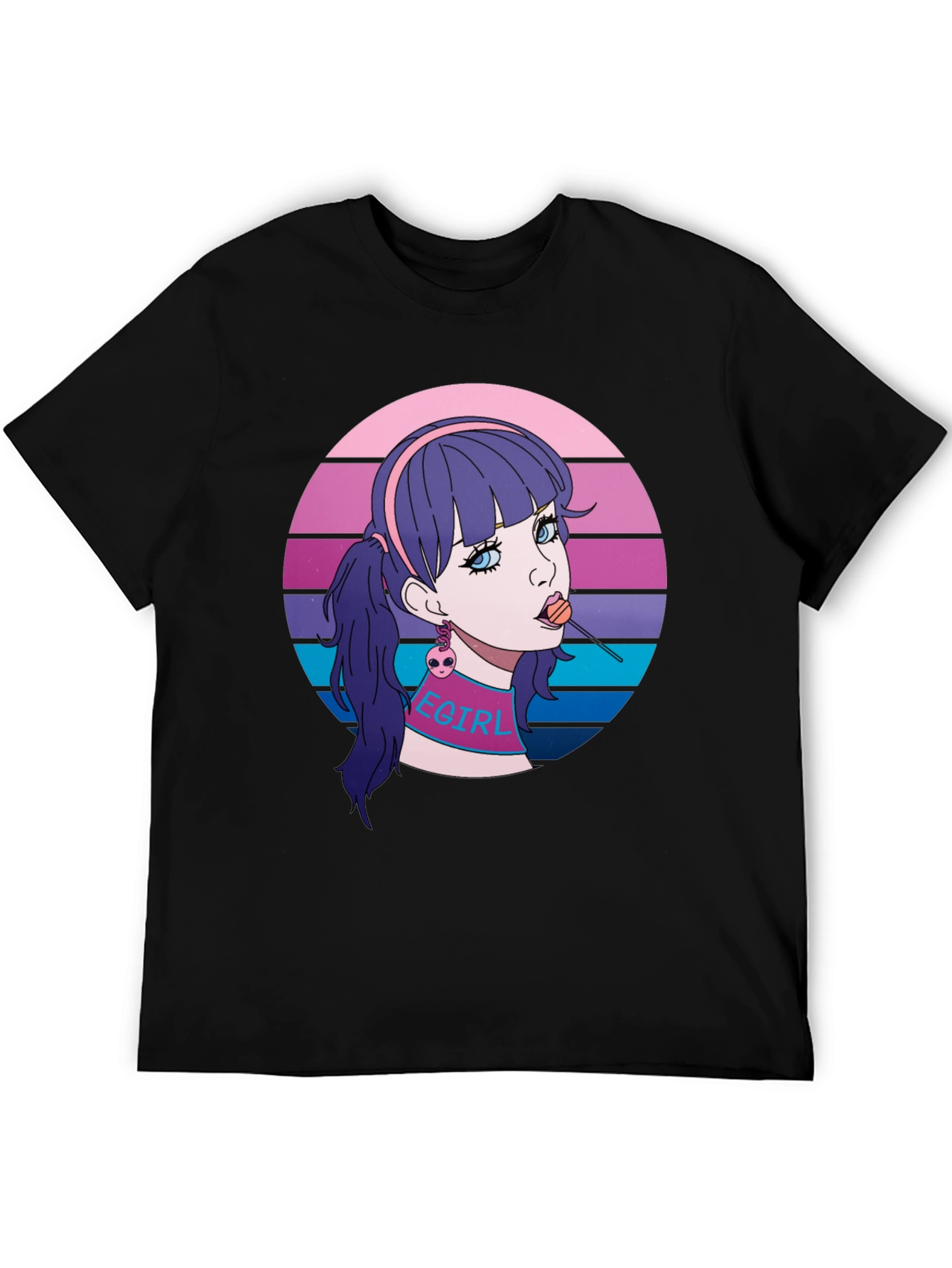 Egirl Aesthetic T-Shirt - Retro Vaporwave Tee