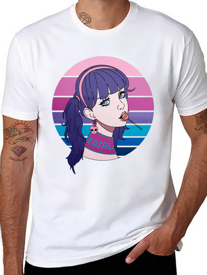 Egirl Aesthetic T-Shirt - Retro Vaporwave Tee
