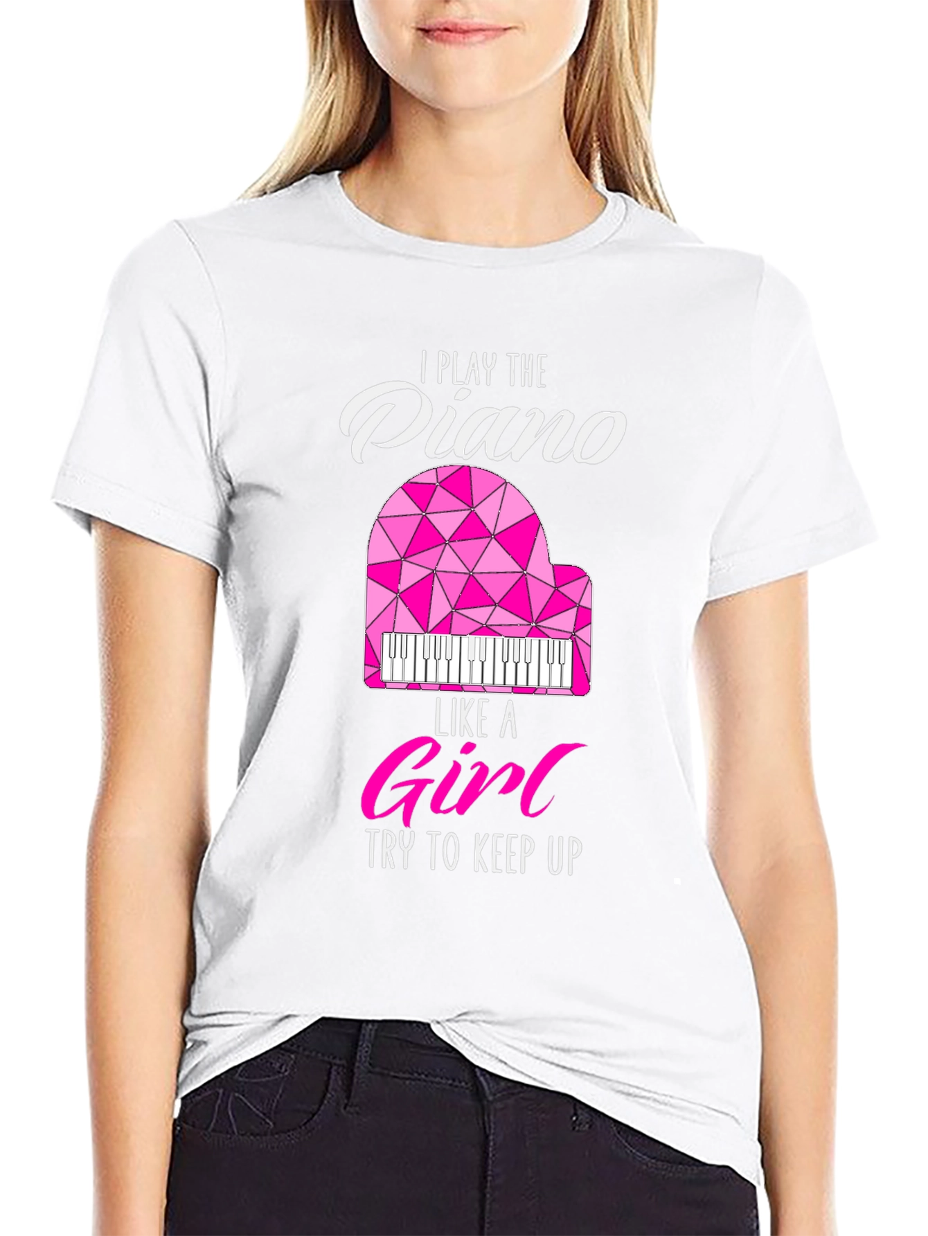 I Play Piano Like a Girl T-Shirt