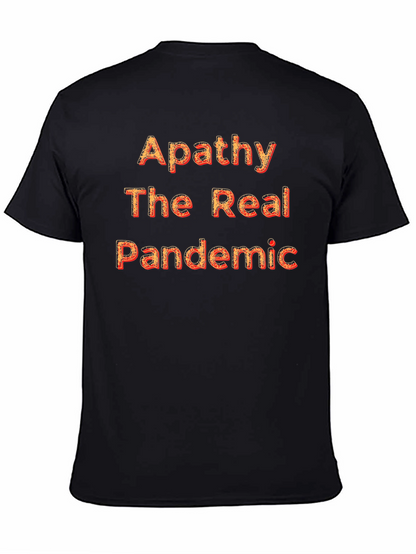 Apathy Pandemic Black Graphic Tee