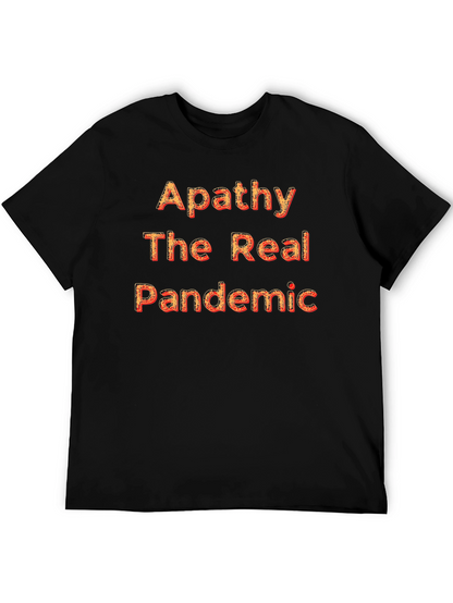 Apathy Pandemic Black Graphic Tee