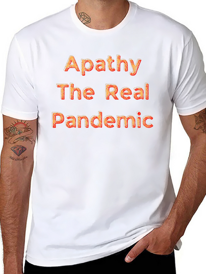 Apathy Pandemic Black Graphic Tee