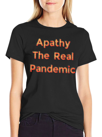 Apathy Pandemic Black Graphic Tee