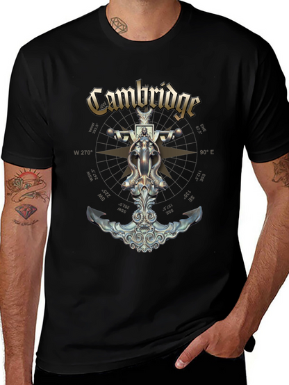 Cambridge Nautical Anchor Graphic T-Shirt
