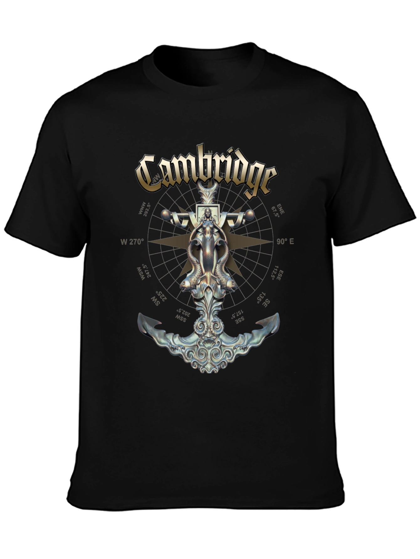 Cambridge Nautical Anchor Graphic T-Shirt