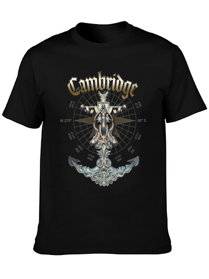 Cambridge Nautical Anchor Graphic T-Shirt