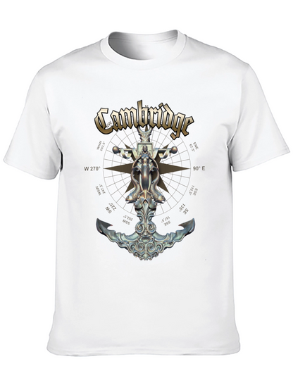 Cambridge Nautical Anchor Graphic T-Shirt