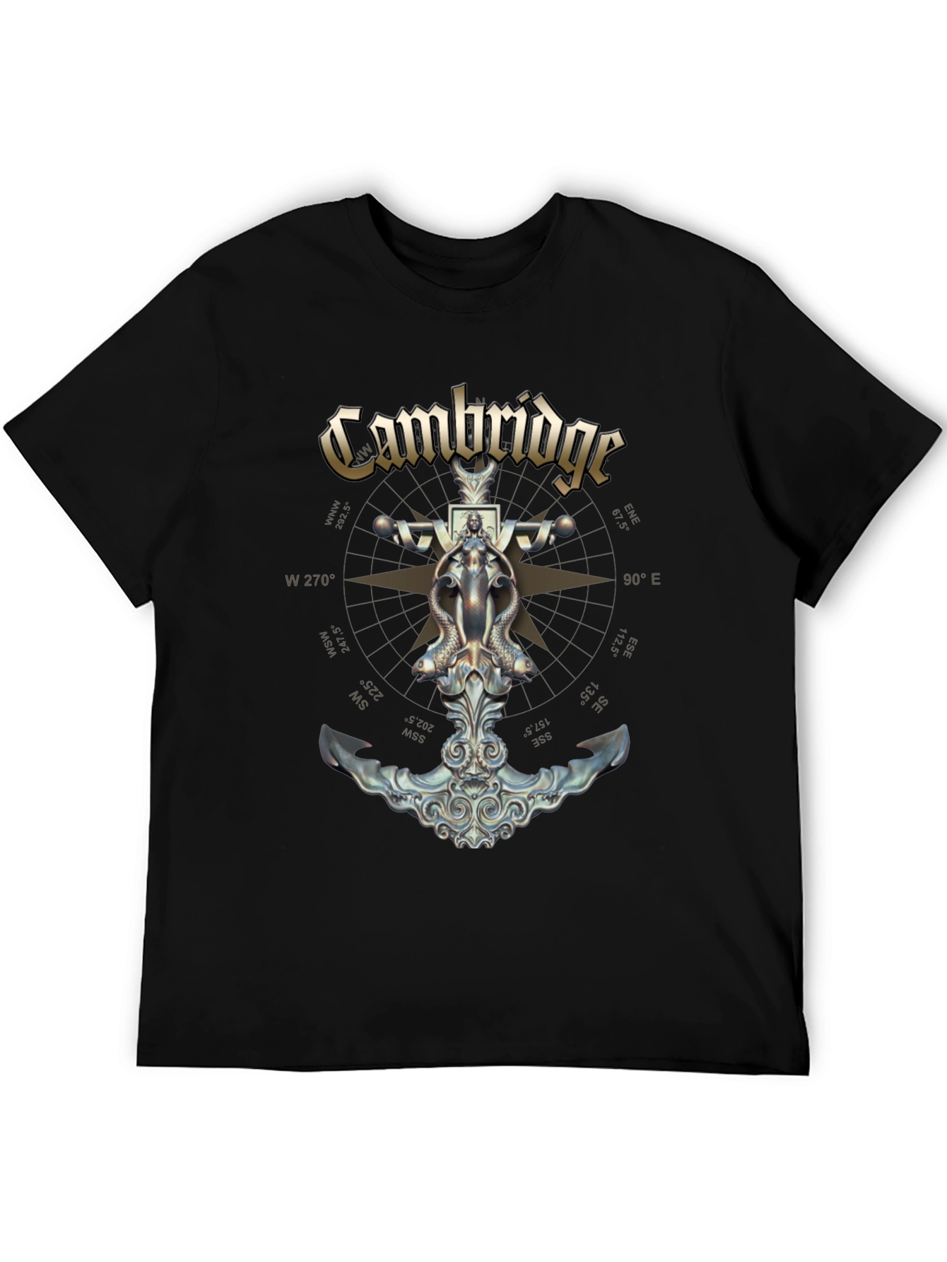 Cambridge Nautical Anchor Graphic T-Shirt