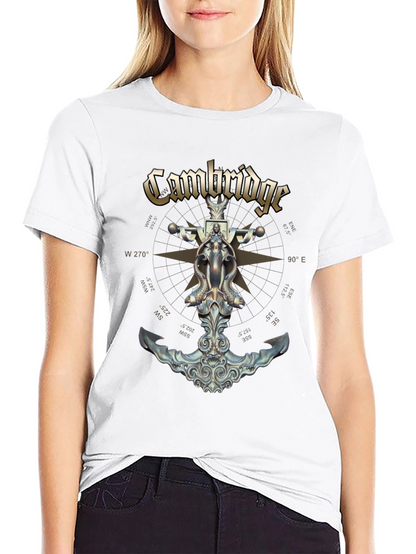 Cambridge Nautical Anchor Graphic T-Shirt