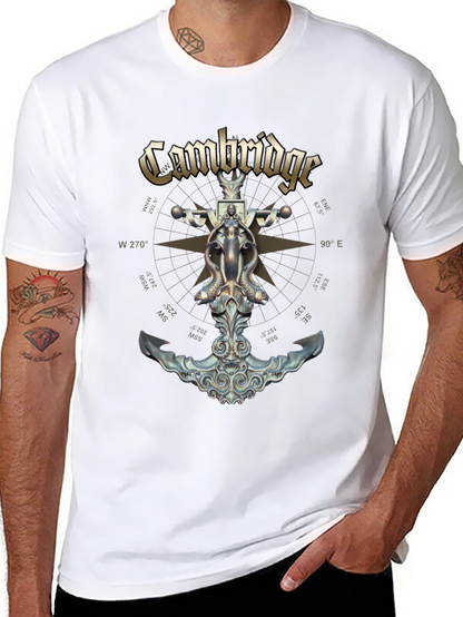 Cambridge Nautical Anchor Graphic T-Shirt