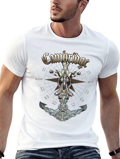 Cambridge Nautical Anchor Graphic T-Shirt