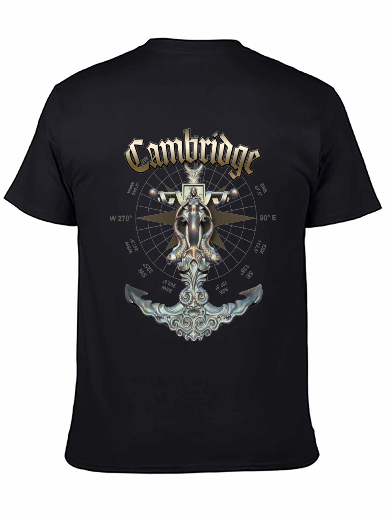 Cambridge Nautical Anchor Graphic T-Shirt