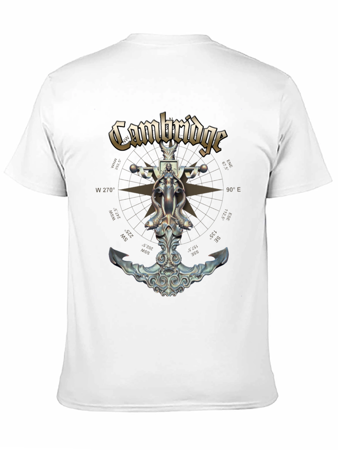 Cambridge Nautical Anchor Graphic T-Shirt