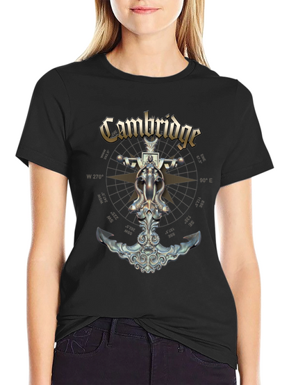 Cambridge Nautical Anchor Graphic T-Shirt